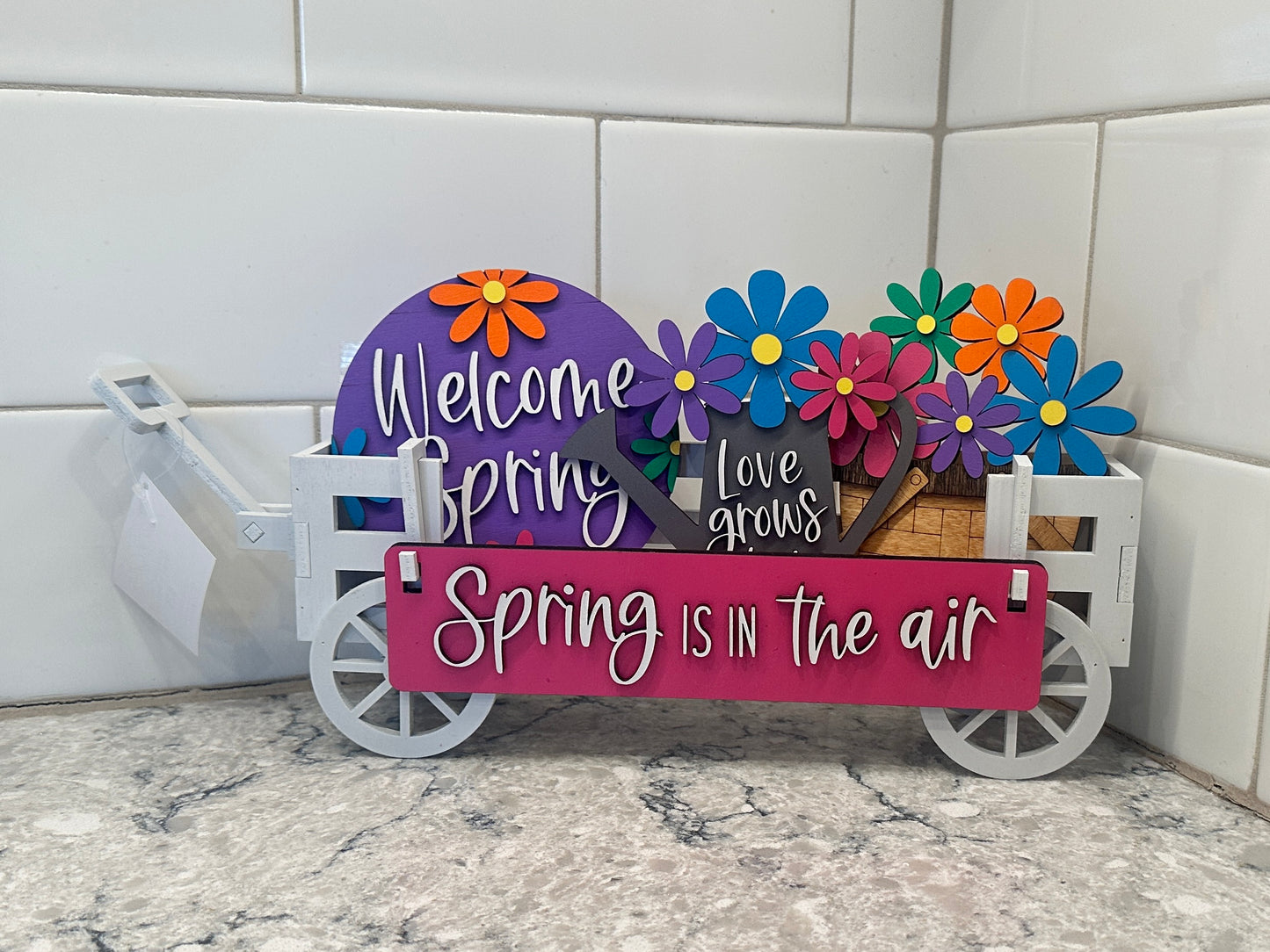 Spring is in the Air | Shelf Sitter Insert | Interchangeable Add On