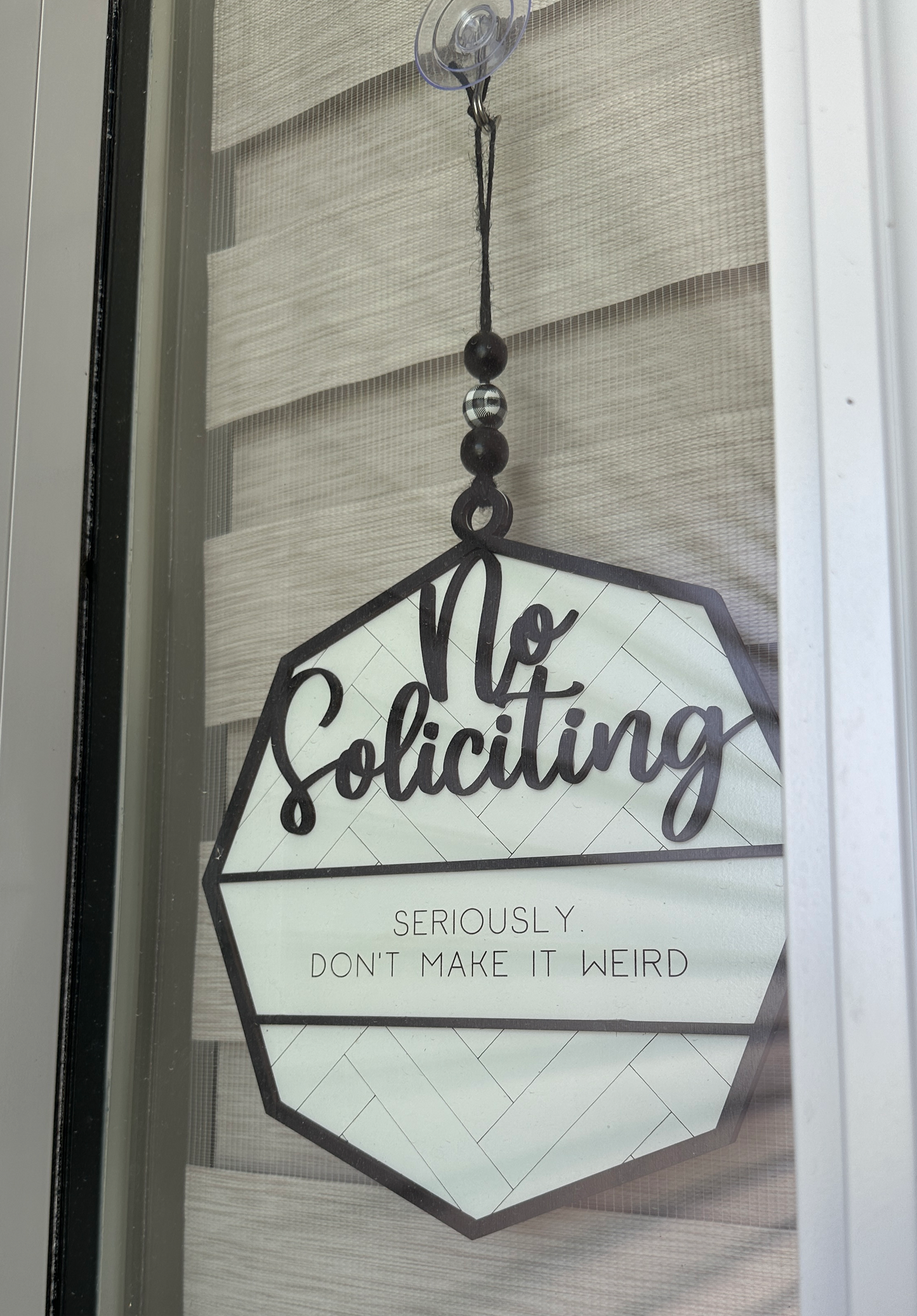 No Soliciting Sign