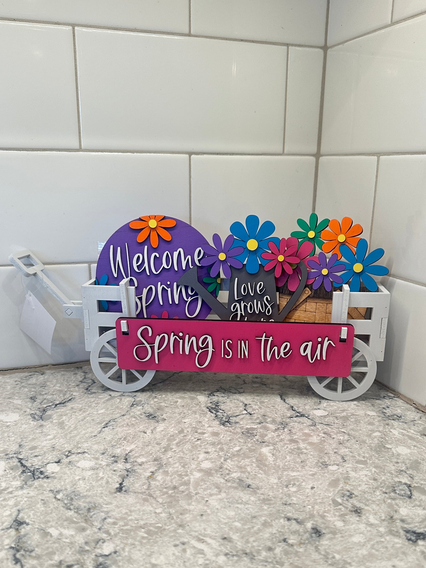 Spring is in the Air | Shelf Sitter Insert | Interchangeable Add On