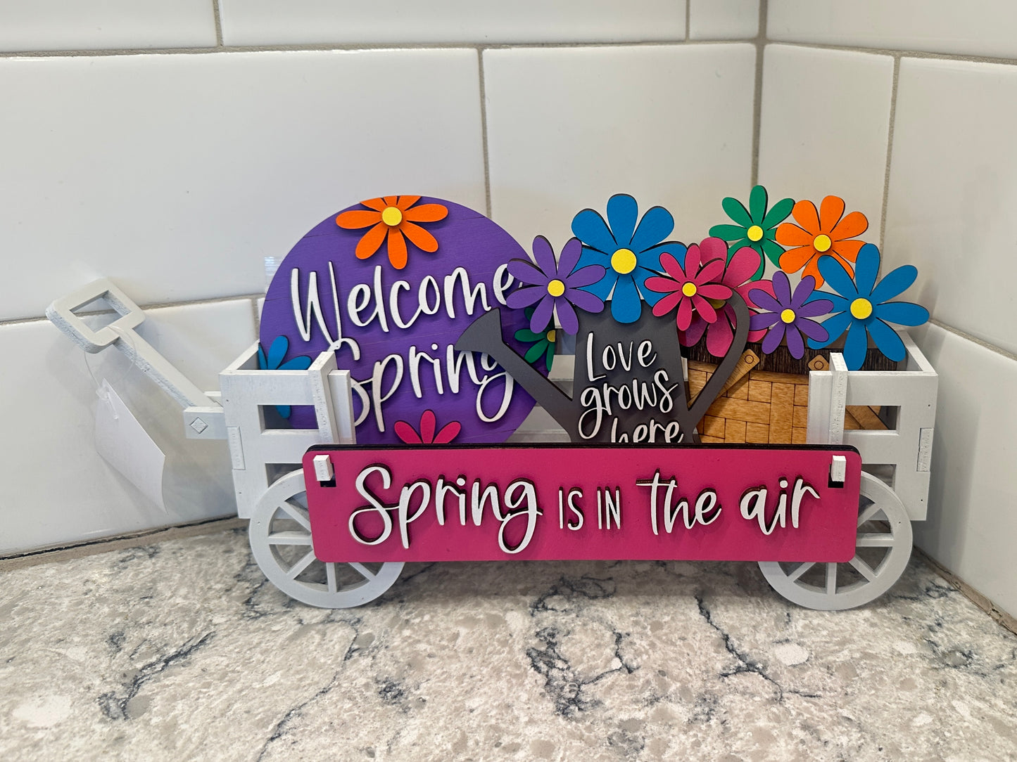 Spring is in the Air | Shelf Sitter Insert | Interchangeable Add On