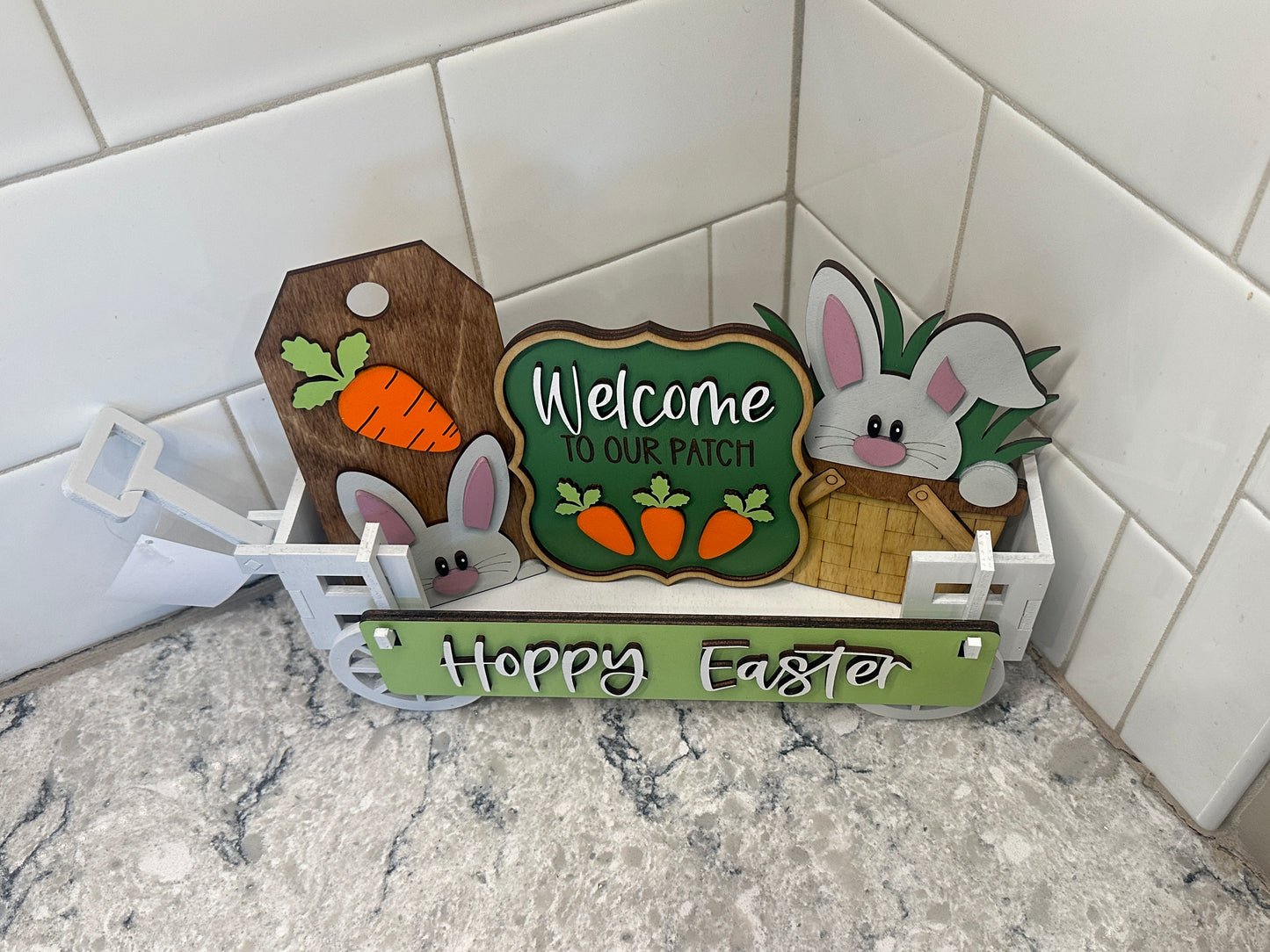 Hoppy Easter | Shelf Sitter Insert | Interchangeable Add On