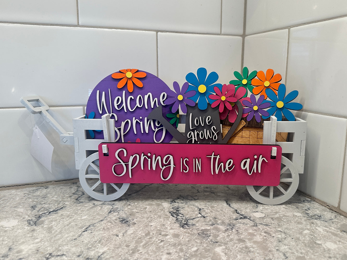 Spring is in the Air | Shelf Sitter Insert | Interchangeable Add On