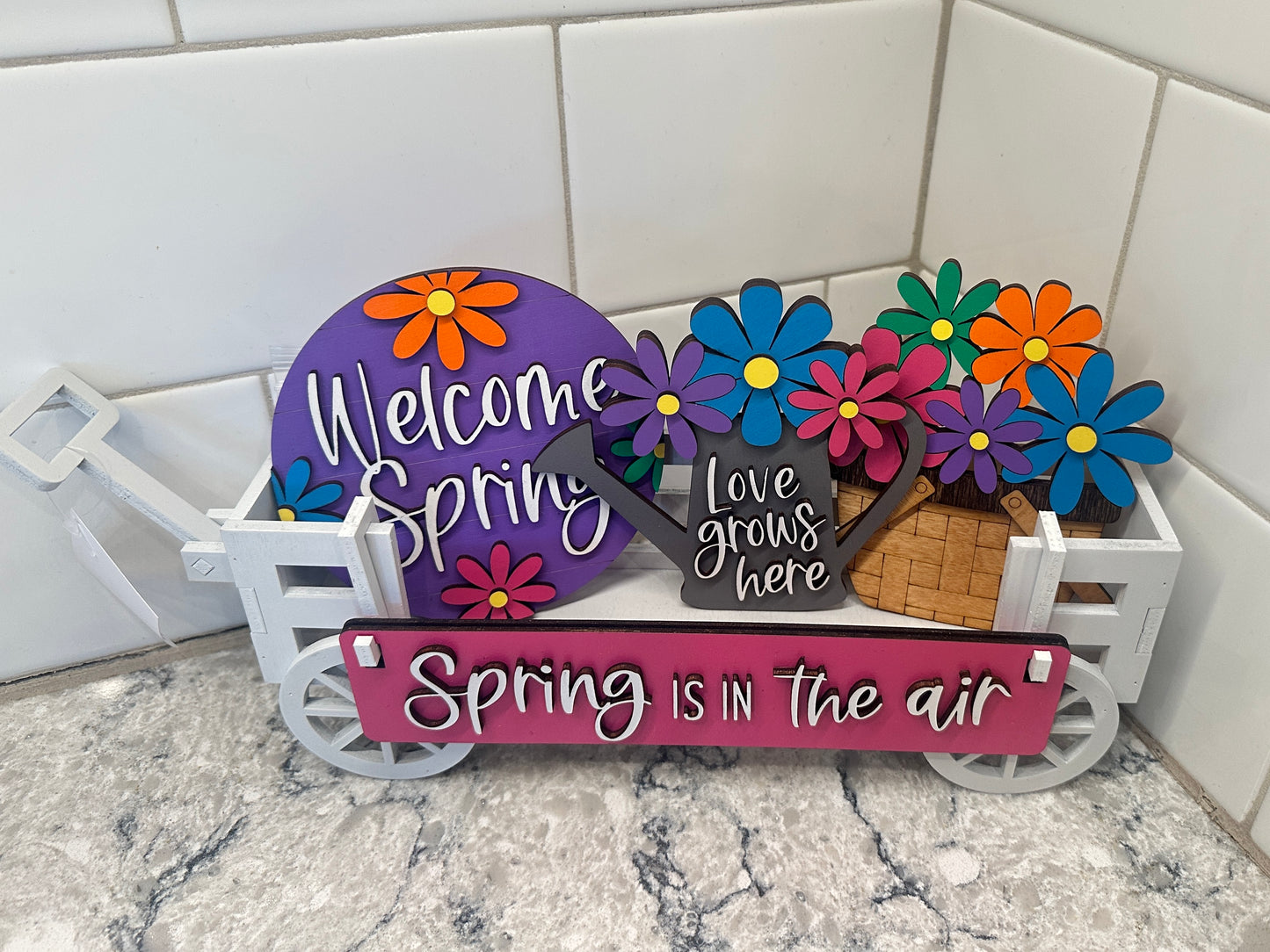 Spring is in the Air | Shelf Sitter Insert | Interchangeable Add On