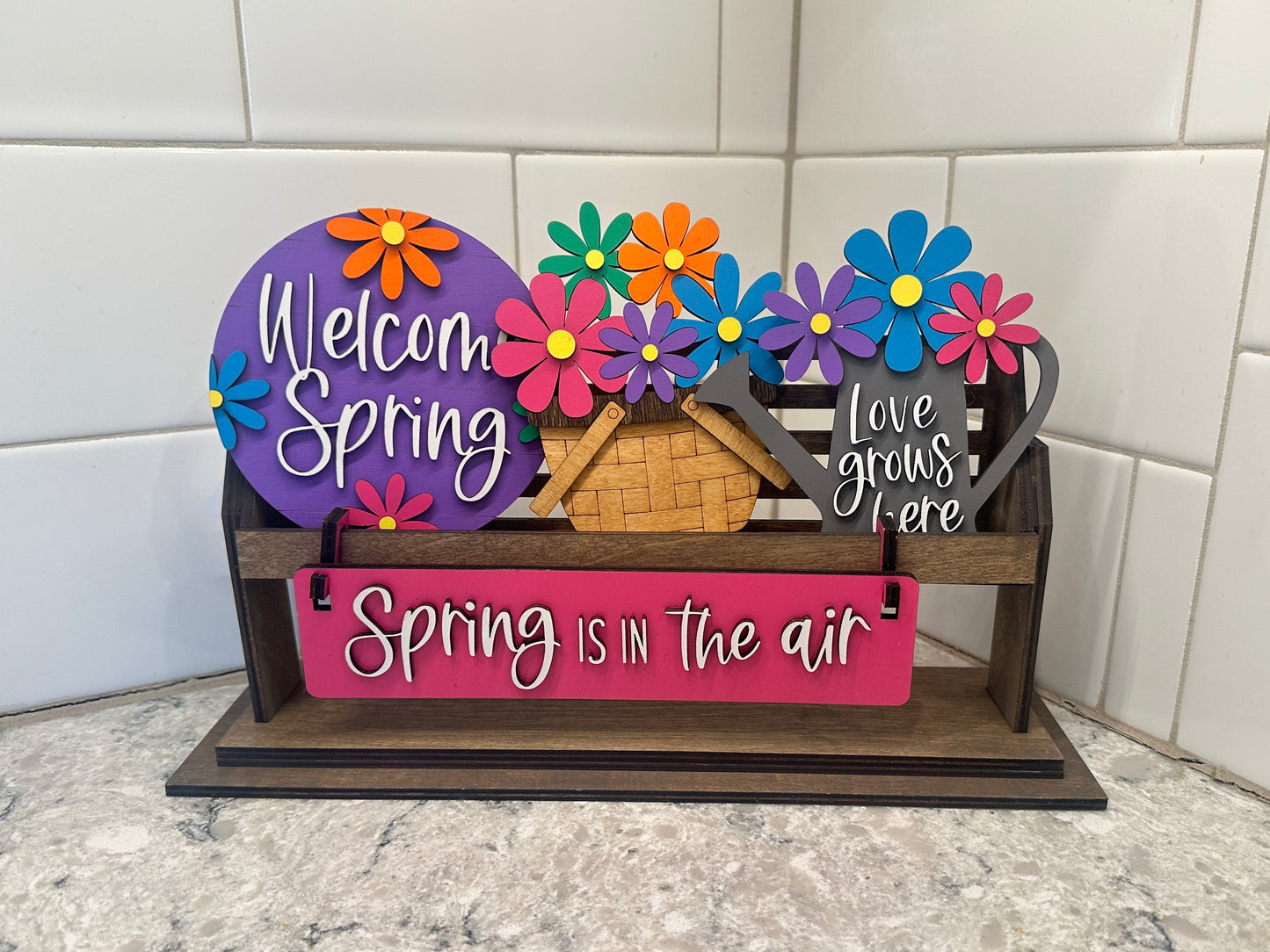 Spring is in the Air | Shelf Sitter Insert | Interchangeable Add On