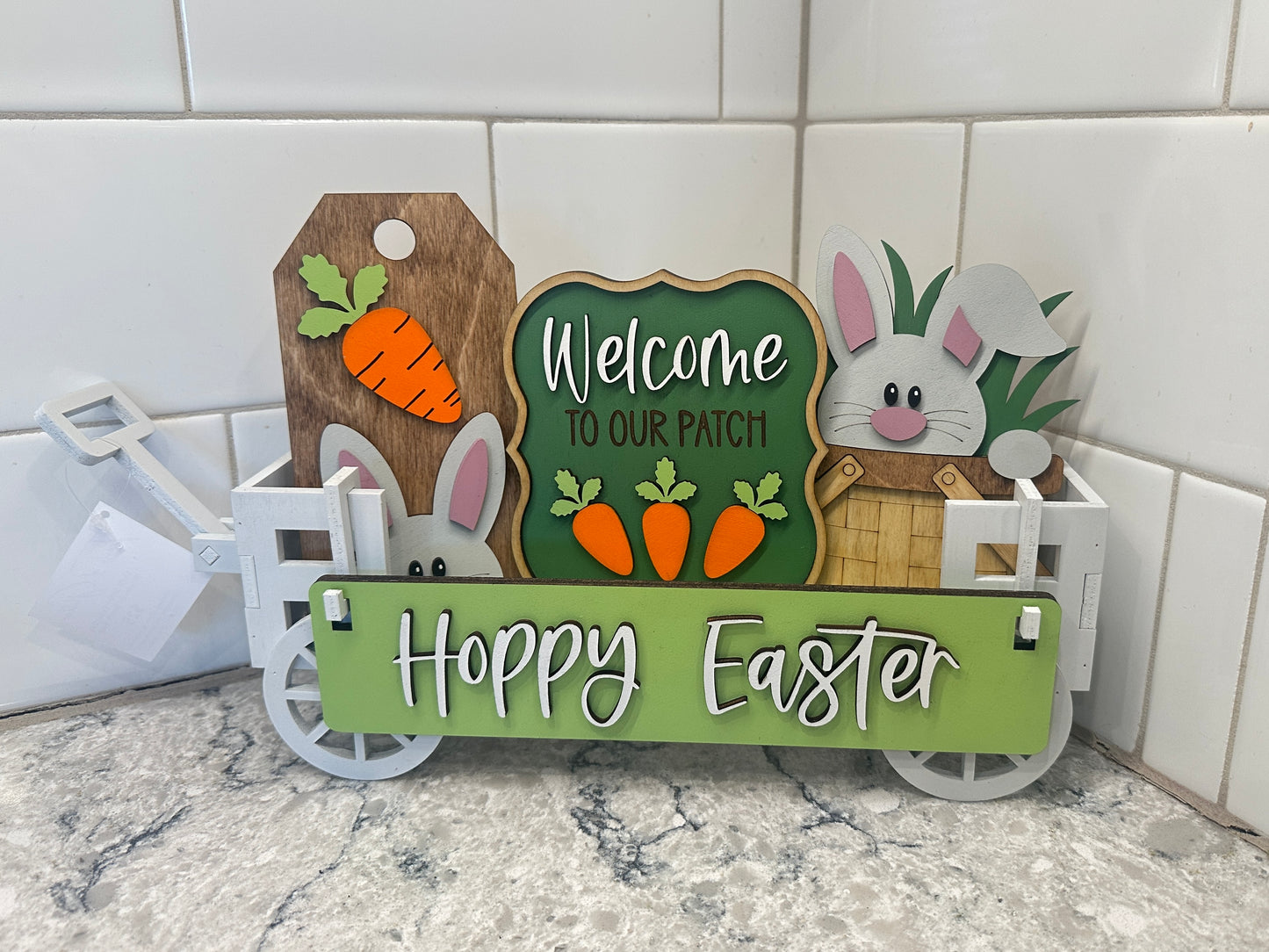 Hoppy Easter | Shelf Sitter Insert | Interchangeable Add On