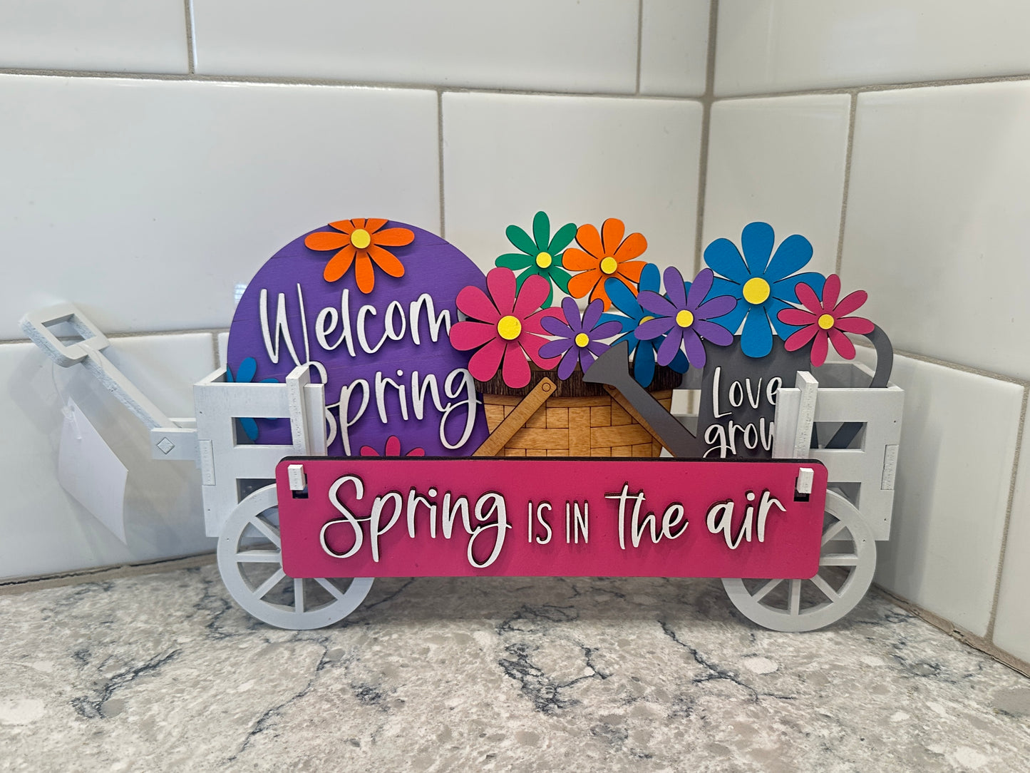 Spring is in the Air | Shelf Sitter Insert | Interchangeable Add On