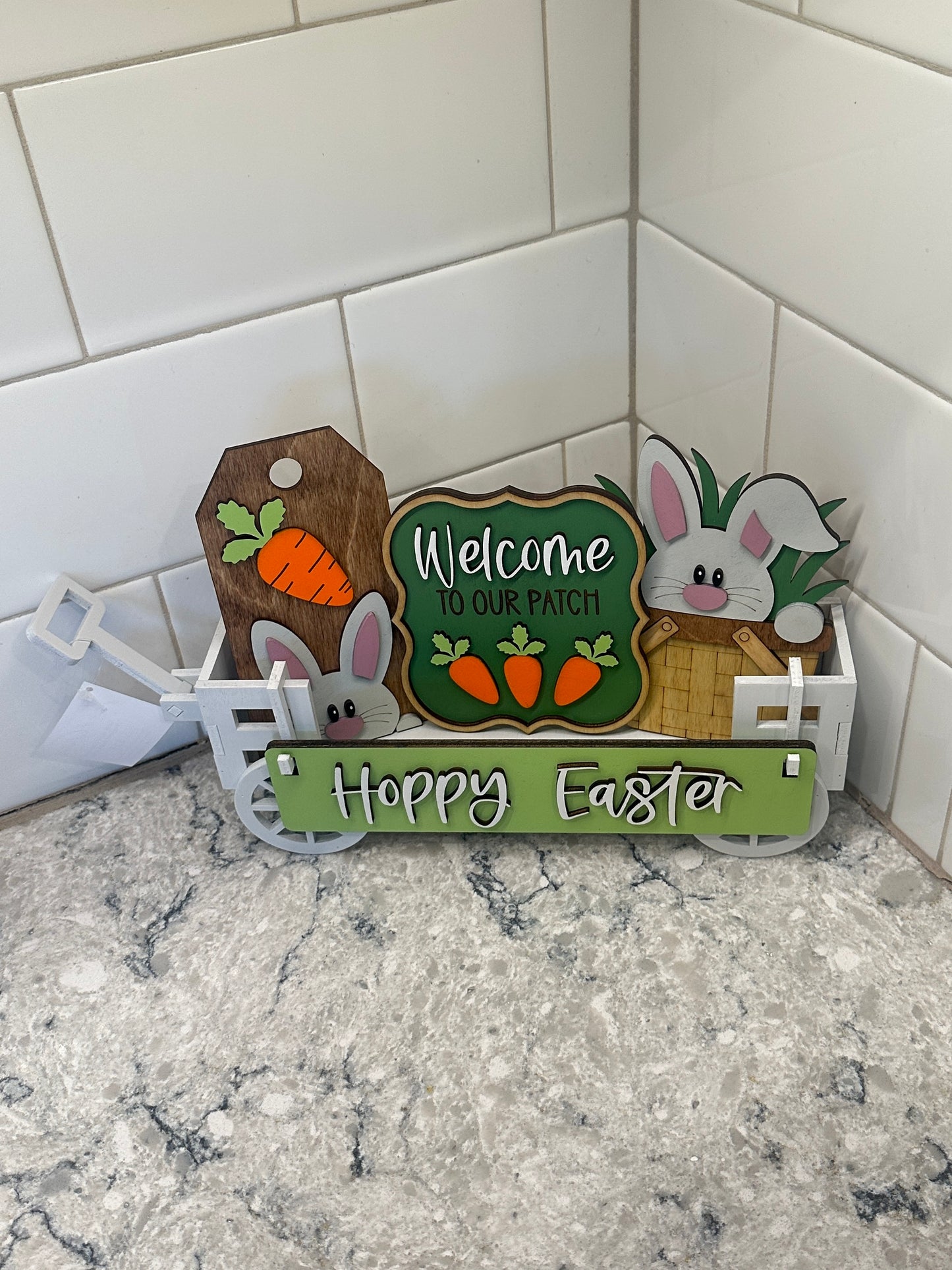 Hoppy Easter | Shelf Sitter Insert | Interchangeable Add On