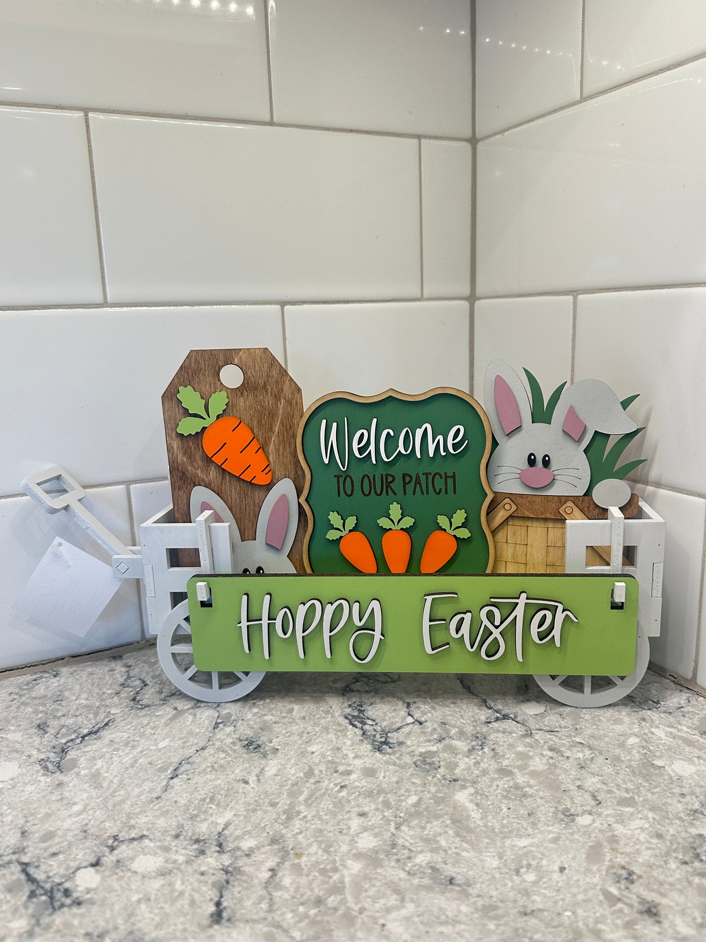 Hoppy Easter | Shelf Sitter Insert | Interchangeable Add On