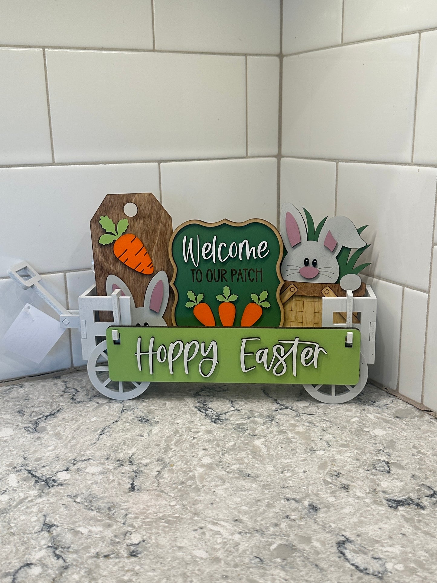 Hoppy Easter | Shelf Sitter Insert | Interchangeable Add On