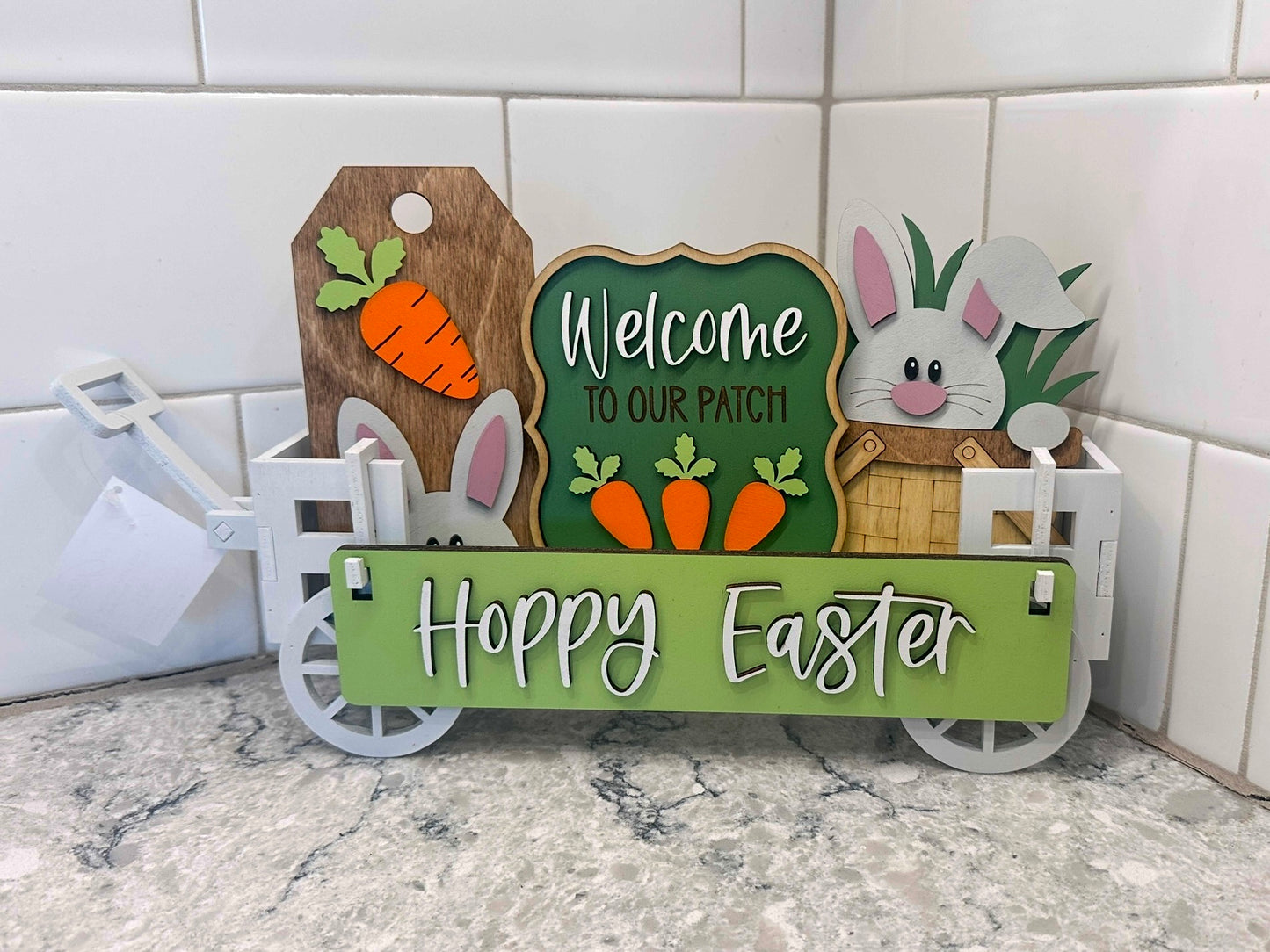 Hoppy Easter | Shelf Sitter Insert | Interchangeable Add On