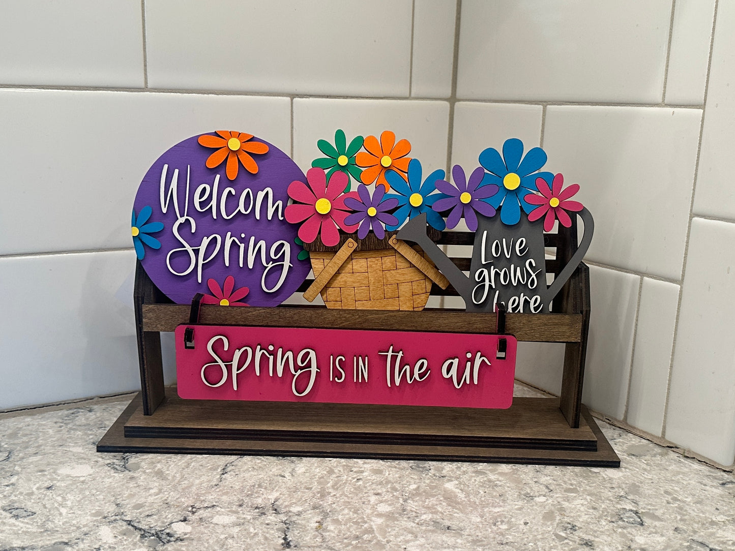 Spring is in the Air | Shelf Sitter Insert | Interchangeable Add On