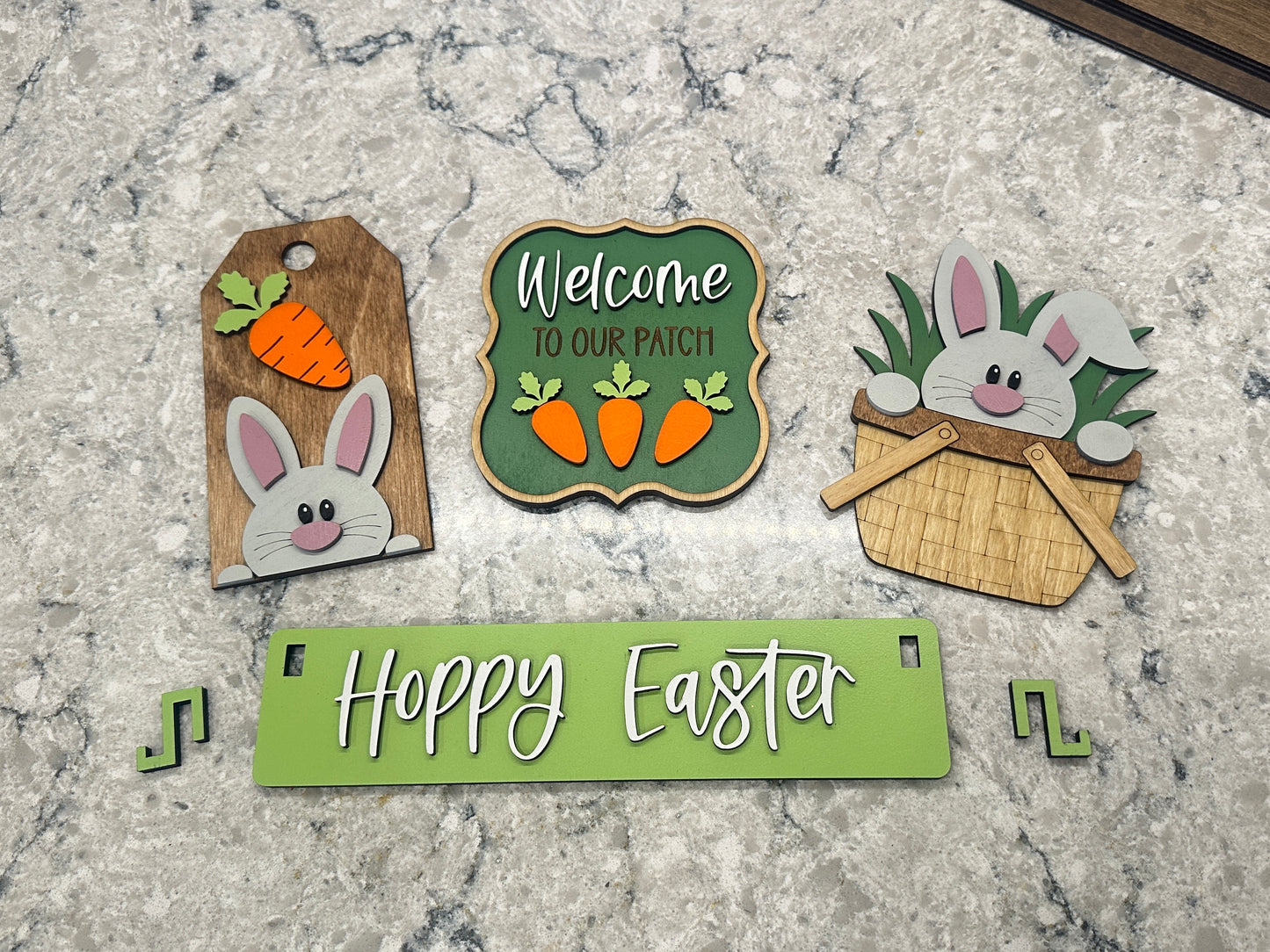 Hoppy Easter | Shelf Sitter Insert | Interchangeable Add On