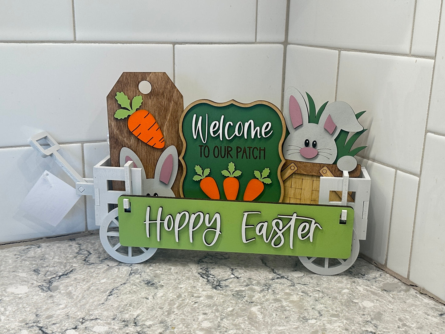 Hoppy Easter | Shelf Sitter Insert | Interchangeable Add On