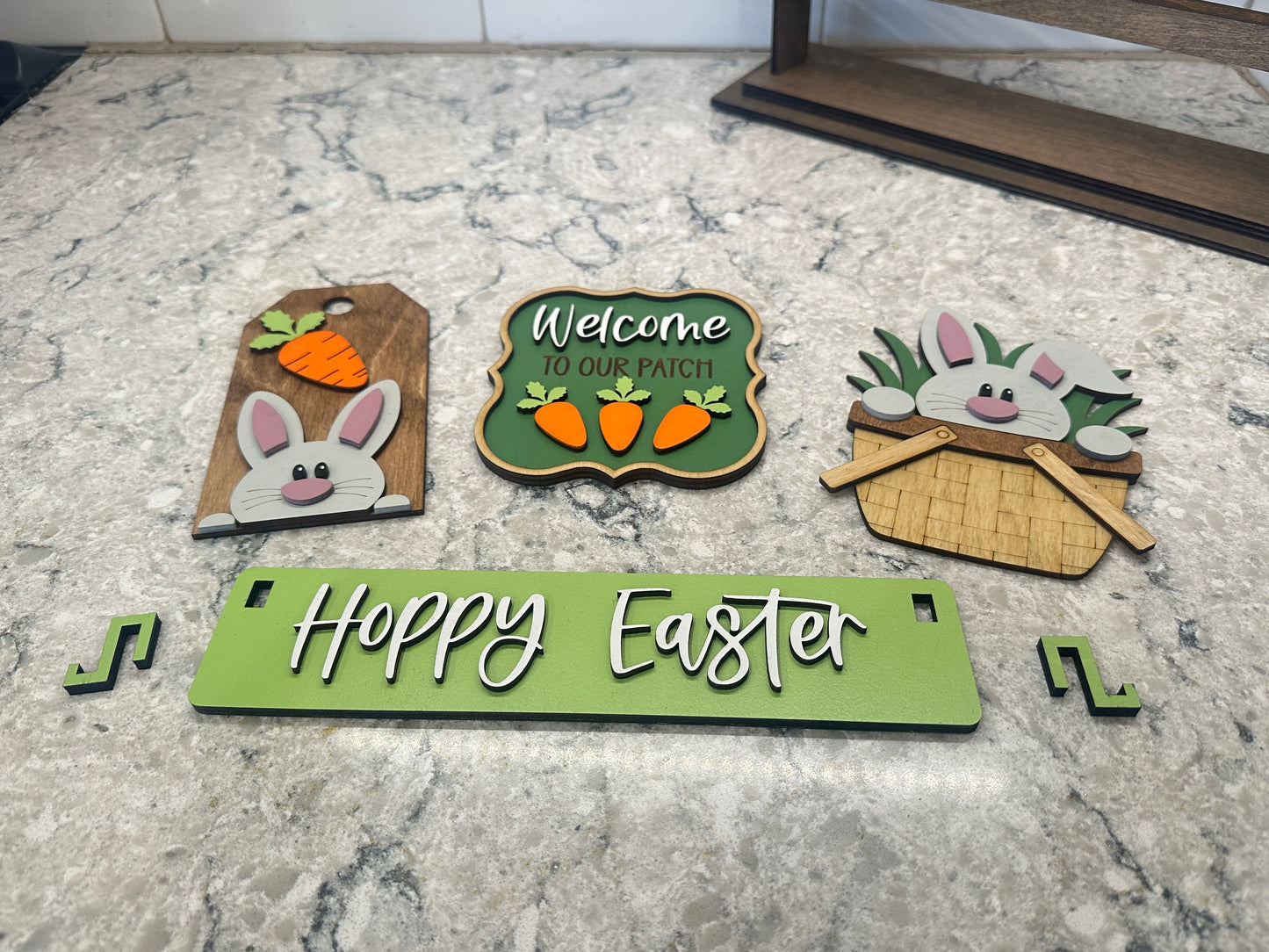 Hoppy Easter | Shelf Sitter Insert | Interchangeable Add On