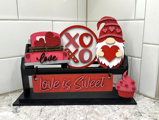 Valentine's Day | Love is Sweet | Shelf Sitter Insert | Interchangeable Add On