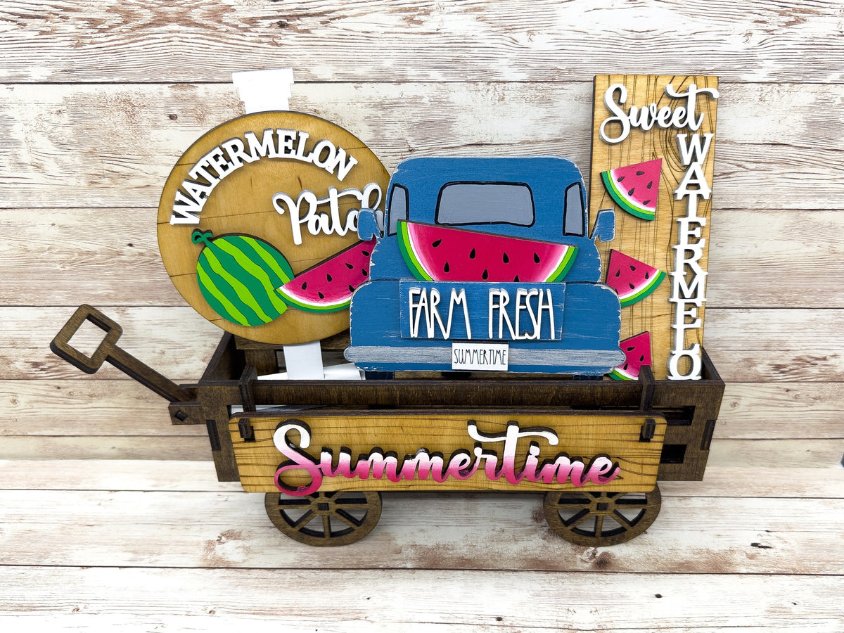 Watermelon Summertime Shelf Sitter Insert | Interchangeable Add On