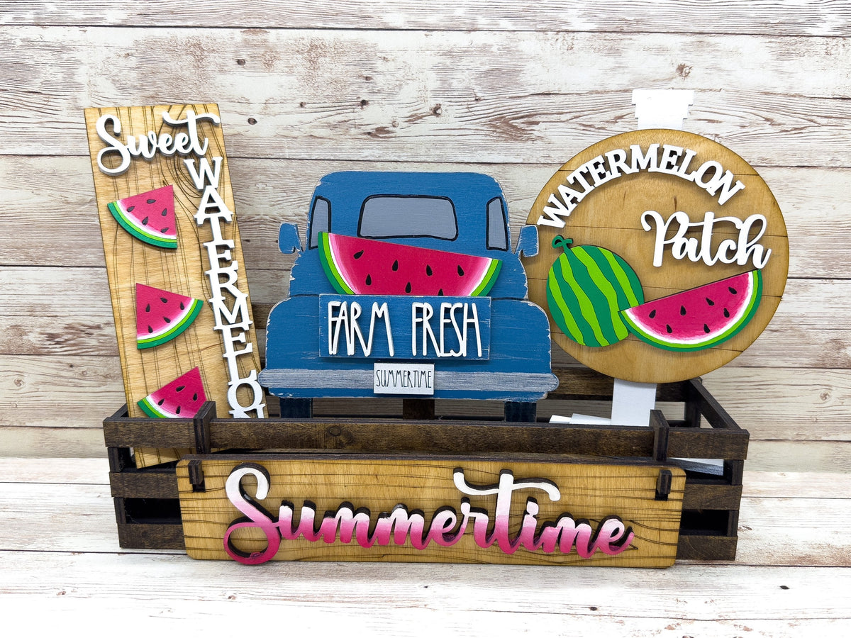 Watermelon Summertime Shelf Sitter Insert | Interchangeable Add On