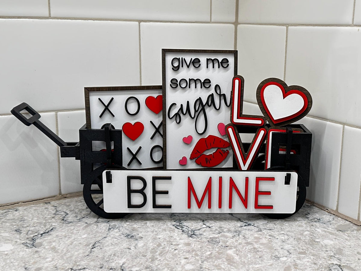 Valentine's Day | Be Mine | Shelf Sitter Insert | Interchangeable Add On